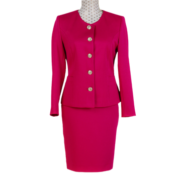 CBK Suits Saraya Classic Skirt - Cerise