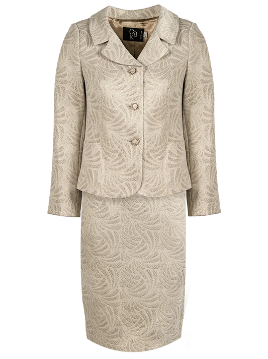 CBK Suits Chili Jacquard Suit Eucalyptus