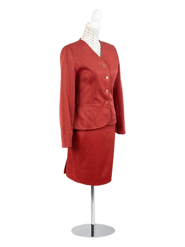 CBK Suits Icy Sparkling Suit Fiery Red