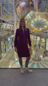 CBK Suits Cartier Zipper Suit - Burgundy